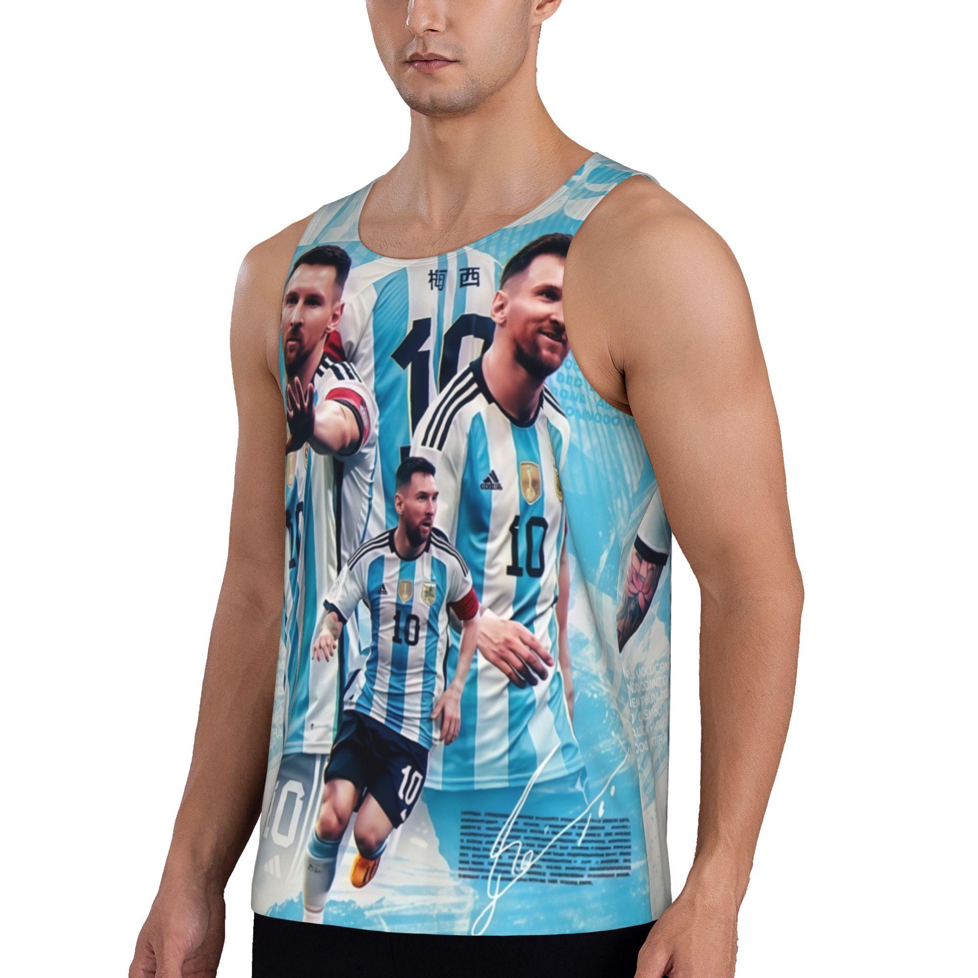 Argentina National Team Messi #10 Tank | Summer Casual Basketball Style Vest Sports Bestie Menswear Socks