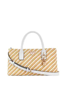 GUESS Female Simona Straw Small Satchel