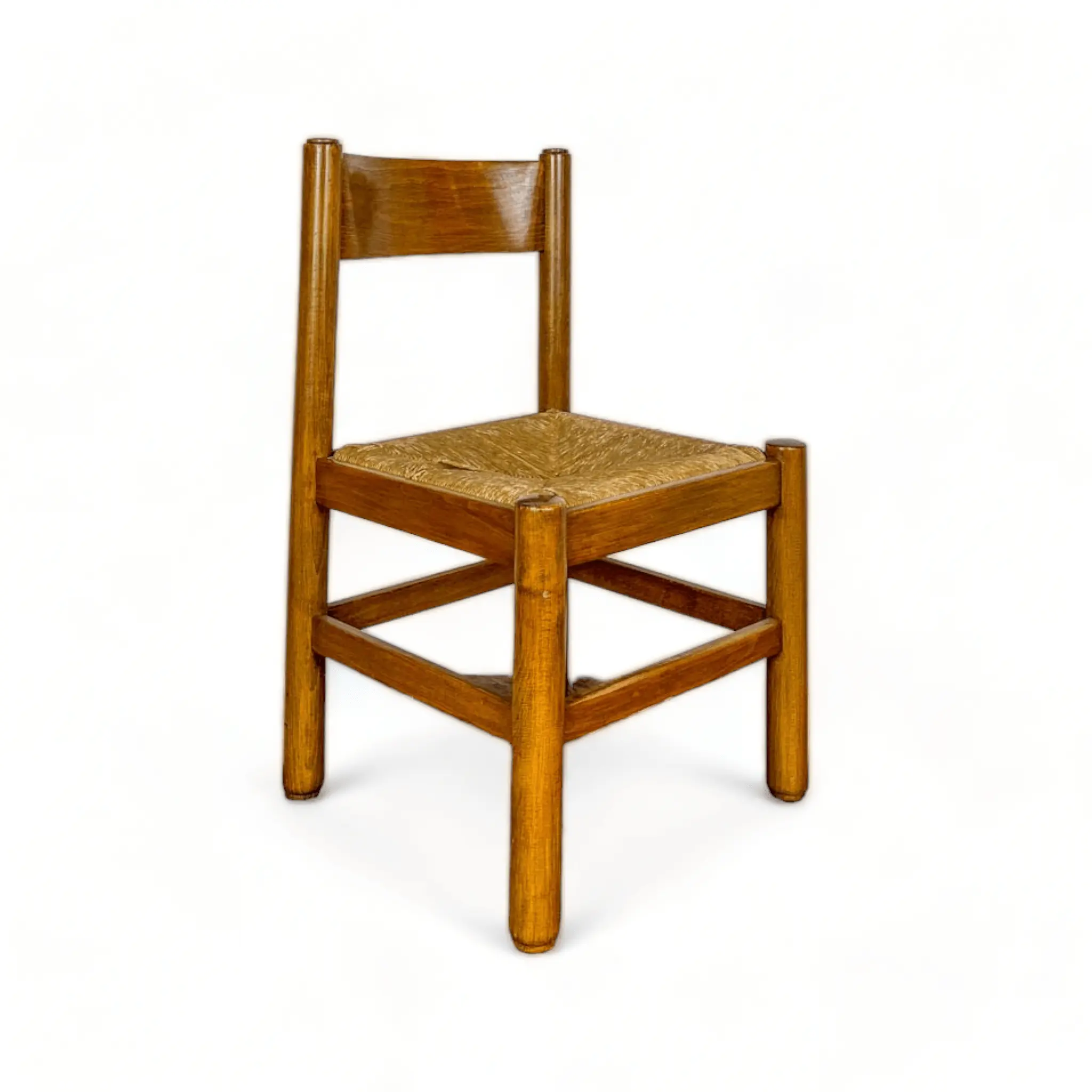 Pair of Mid Century Scoop Back Dining Chairs