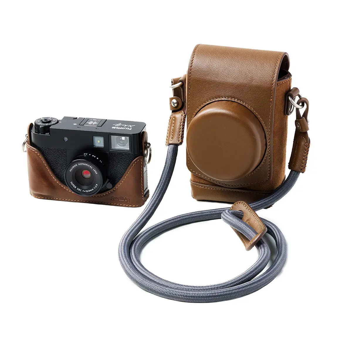 SmallRig Leather Case Kit for Fujifilm X half Camera, Brown
