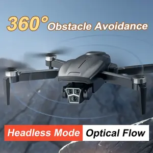 RC Quadcopter with HD Dual Camera, Foldable RC Drone, Brushless Motor, 360° Rolling Flight, Optical Flow Hovering, Obstacle Avoidance, Headless Mode, Gesture Control, Real-time Image Transmission, Fast/Slow Speed Control, One-Key Take Off/Landing