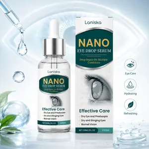 Laniska Water Drop Eye Serum 15ml – Advanced Hydrating & Brightening Eye Treatment for Dark Circles, Puffiness, Fine Lines and Tired Eyes, Plant-Based Gentle Daily Eye Care for Men & Women