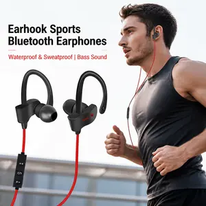 Wireless Bluetooth Headphones Stereo Hook Headset Music Sport Earphone Gaming Handsfree Earphone for All Smart Phones
