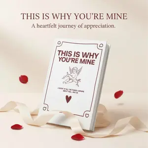 This Is Why You're Mine Notebook, A5 Hardcover Couple Guided Journal, Daily Relationship Diary, Sweet Love Memory Book, Unique Romantic Gift for Partners