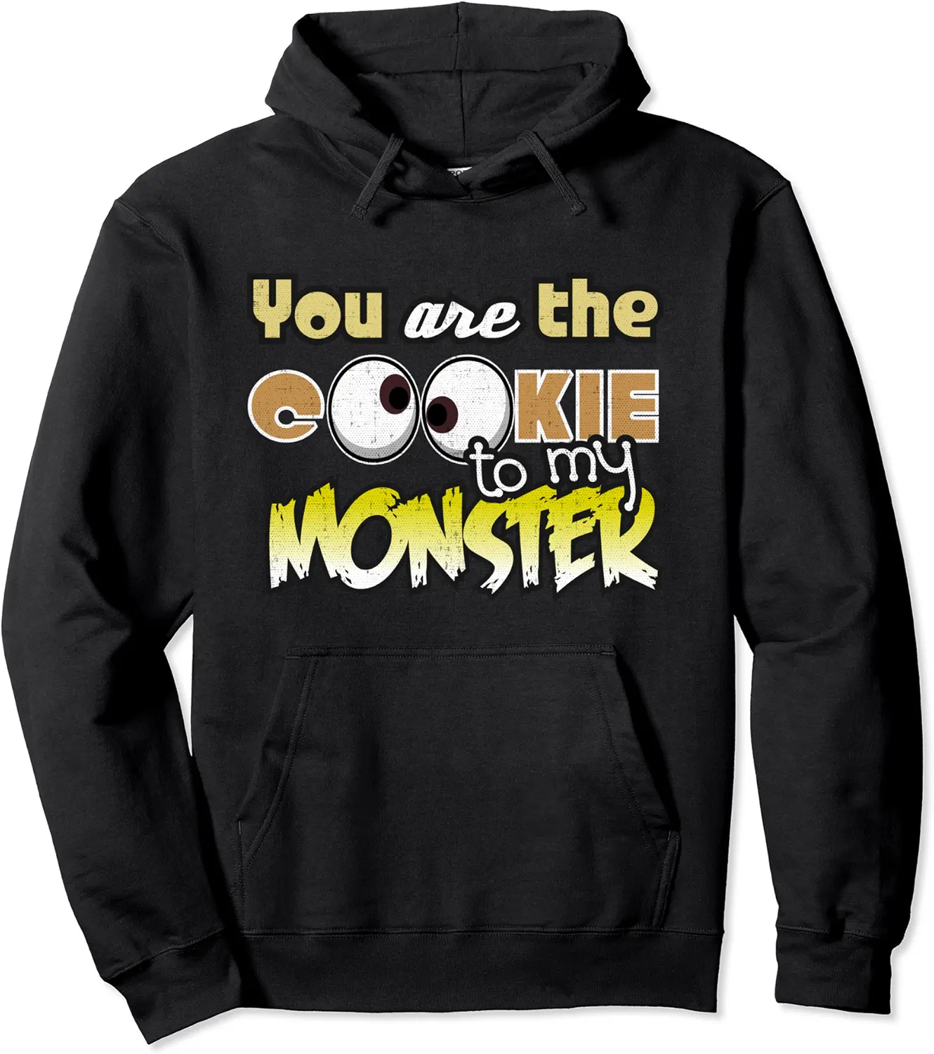 Matching Gifts for Best Friends Couples Cookie to My Monster Pullover Hoodie - 82B07VBTK17Q