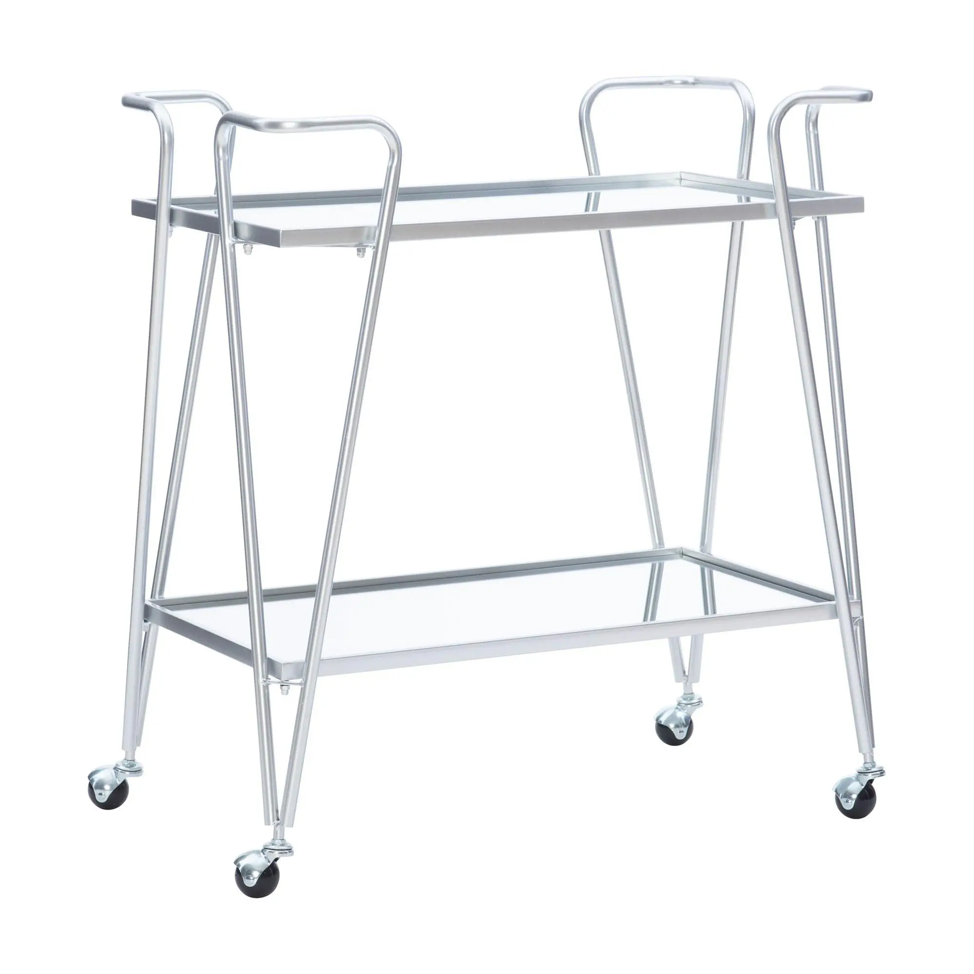 Linon Home Mid-Century Kitchen Bar Cart