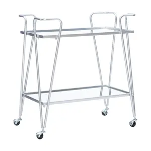 Linon Home Mid-Century Kitchen Bar Cart