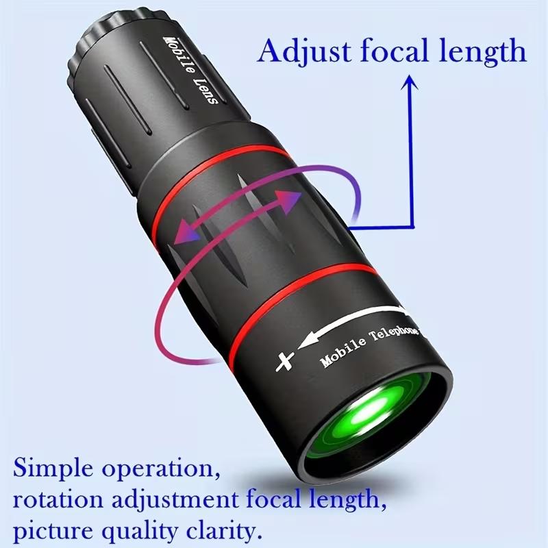 【CLEARANCE SALE】  Summervibes 8X Zoom Phone Camera Lens HD Telescope Clip-On for iPhone Android | Portable Travel Photography Gift