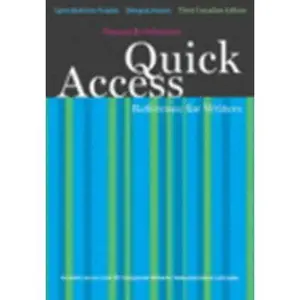 USED-Quick Access Reference for Writers, Third Canadian Edition by Lynn Quitman Troyka (Paperback)