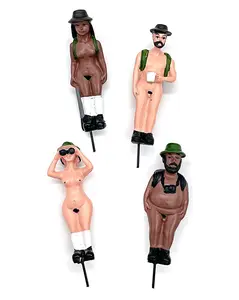 Naked Ramblers Potted Plant Markers (Set of 4)