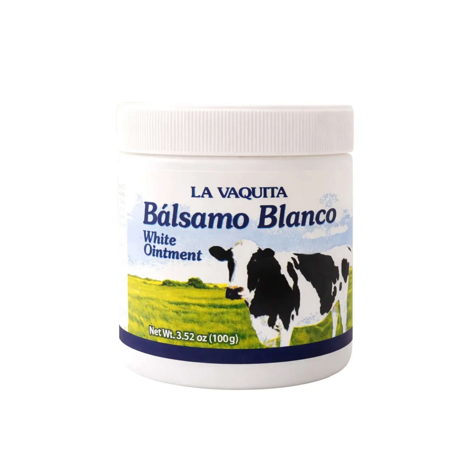 VAQUITA BALSAMO BLANCO 100G- Eucalyptus-Soothing Ointment for All Skin Types, Moisturize, Single Item, Cosmetic, Moisturizers, Restore, Moisture, Hydrates