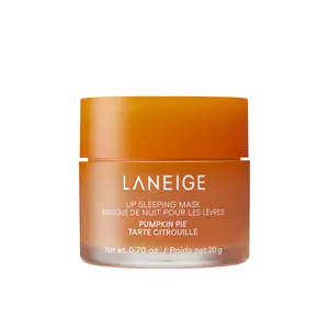 Laneige Pumpkin Pie Lip Sleeping Mask, Hydrating and Nourishing Lip Mask, Korean Lip Care, Infused with Vitamin C, Murumuru & Shea Butter