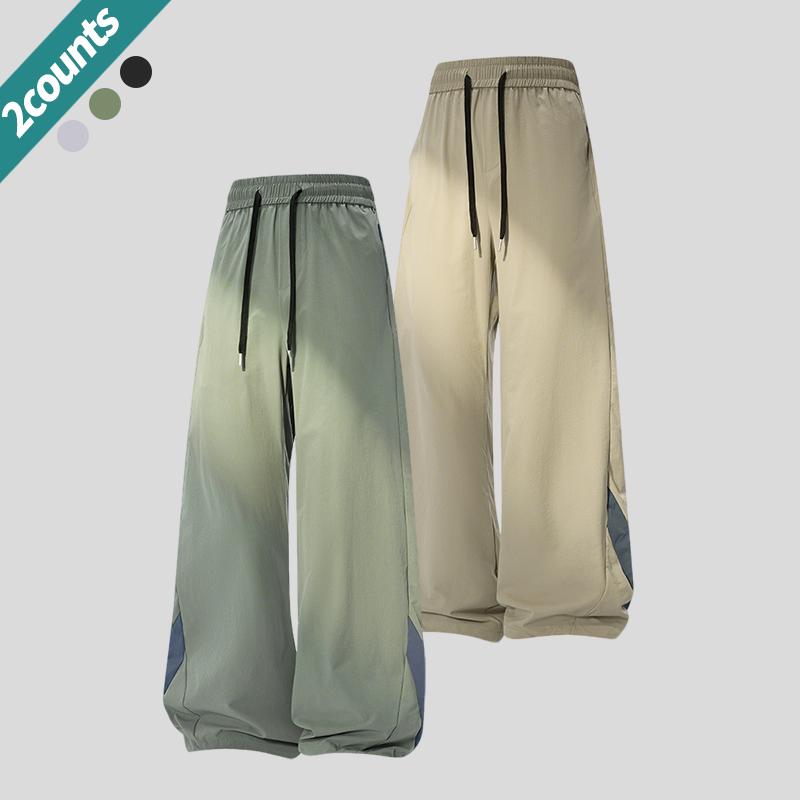 3-pack men’s loose casual pants with an adjustable elastic drawstring waist, suitable for the gym, training, and casual wear. Comfortable stretchy fabric, breathable material, loose fit—an essential for sports enthusiasts.