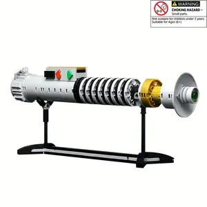 Space Wars Inspired Lightsaber Building Blocks, Building Block Sets, Building Block Model, 180pcs/set Building Blocks Toy with Stand Base, Creative and Educational Toy for Gifts, Crafts