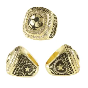 2024 Soccer Match School Company Club Competitions Universal Awards Individual Gift Champion Rings