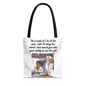 Funny Nurse Tote Bag, Medical Student Gift, Hospital Humor, Nursing School Bag, RN Graduation Gift, Nurse Appreciation Tote