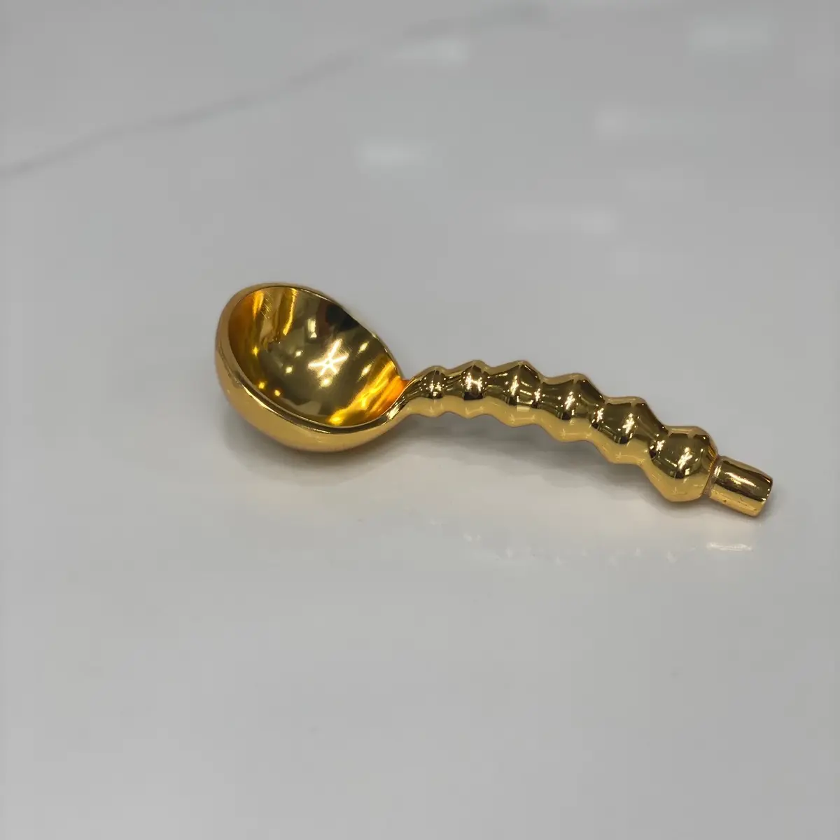 GOLD GILDED BEADED SPOON GOLD GILDED BEADED SPOON