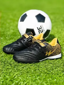1 pair of women's Velcro soccer cleats with short studs | Breathable Training Style | Full-Length Rubber Sole + Airy Mesh Upper + Velcro Design | Artificial Turf Training/School Games, Precision Shooting Essential, Soccer Shoes
