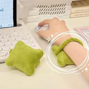 1pc wrist pad for mouse, wrist support for keyboard, small earring for hand on desktop, palm on keyboard, wrist support for wear resistance on desktop.