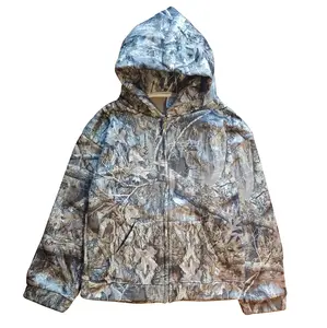 Zipper Camouflage Hoodie Oversized Outdoor Sweatshirt Pullover Y2K Casual Streetwear Hoodie for Men and Women with Pocket,Womenswear