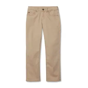 Lands' End Kids Iron Knee Twill 5 Pocket Pants - 12 - Cornstalk Khaki