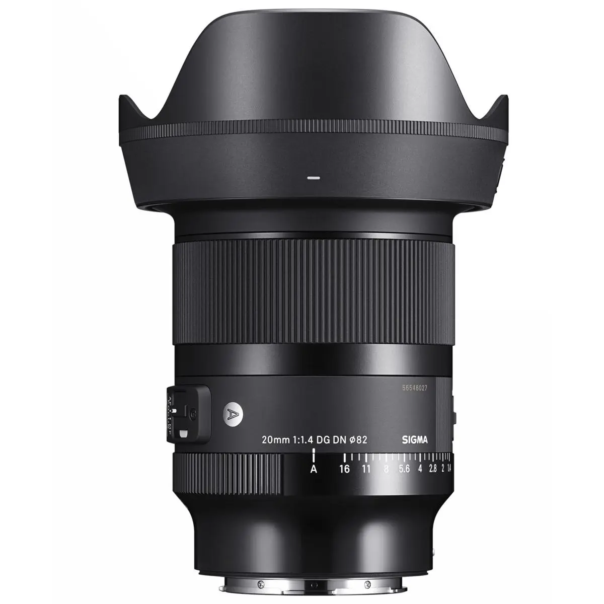 Sigma 20mm f/1.4 DG DN Art Camera Lens for L Mount - Durable Design, Rear Filter Lock, Compatible with L Mount Cameras