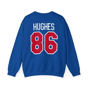 USA HOCKEY Jack Hughes #86 Heavy-Blend Crewneck Unisex Sweatshirt, Hoodie and T-shirt