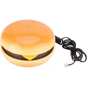 Cute Flip Funny Hamburger Burger Wired Landline Payphone Telephone