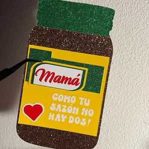 “ Mama como tu sazón no hay dos “ topper for bouquets // arrangements