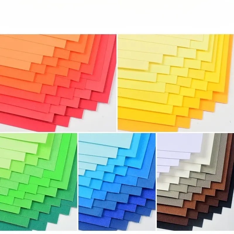 A4 230gsm 35 sheets thick cardboard DIY hand-painted color cardboard greeting card drawing art drawing
