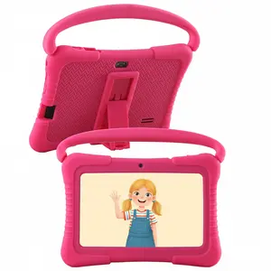 The new tablet for kids learning-7 inch Android Toddler  with WiFi, Parental Controls,  Dual Camera & Shockproof Case, Gift for Children pritom tablet teléfono educativa  tablet tablet de colores entertainment tablet dual camera shockproof case