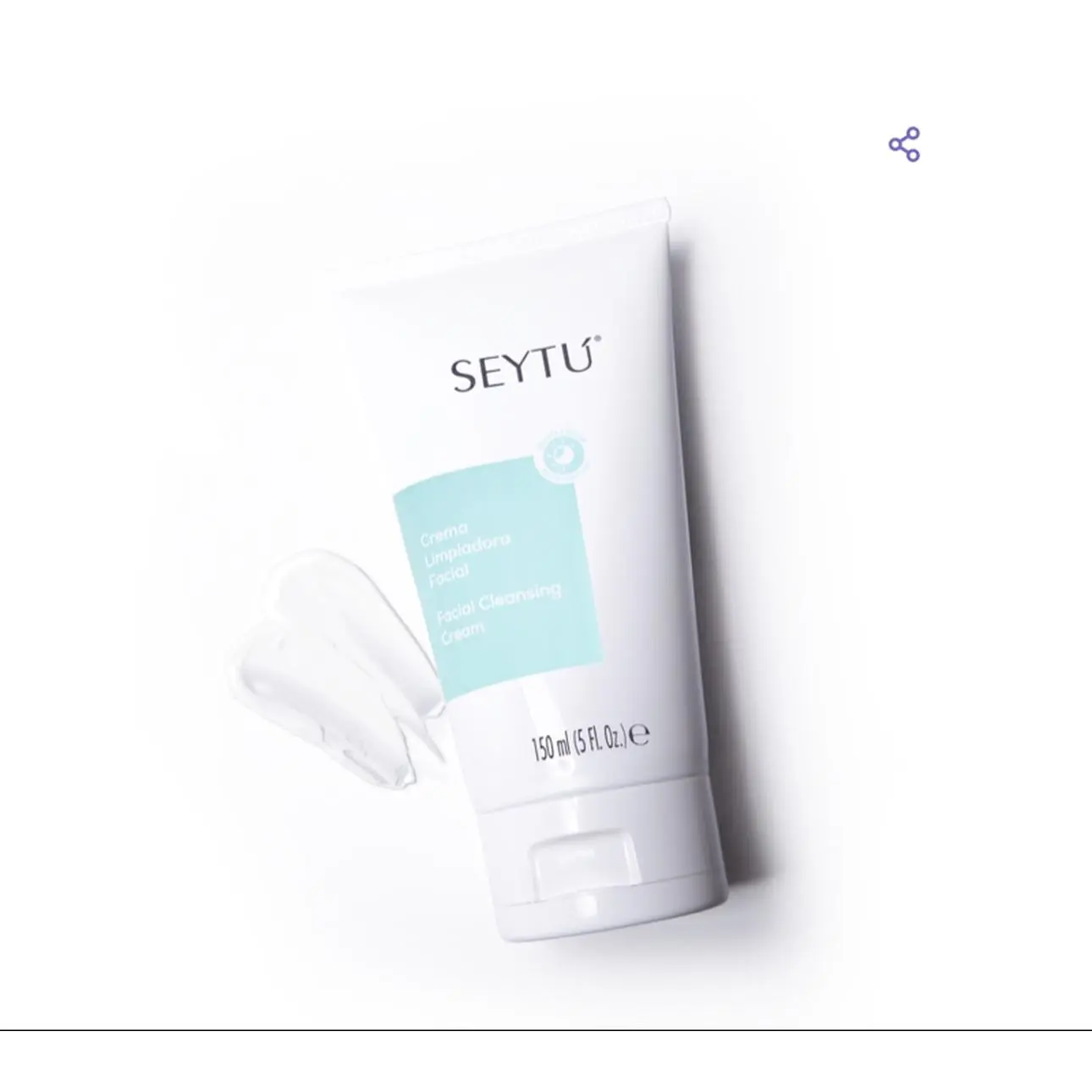 SEYTU Facial Cleansing Cream - 150ml - Gentle Formula with Chamomile Extract & Mineral Oil for Natural Balance