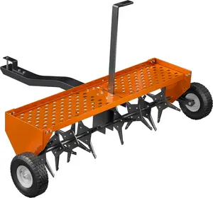 48" 122CM Tow Plug Lawn Aerator Lawn Spike Aerator Lawn & Garden Steel Heavy Duty with Lawn Mower Tool Handle 48" 122CM Tow Plug Lawn Aerator Lawn Spike Aerator Lawn & Garden Steel Heavy Duty with Lawn Mower Tool Handle