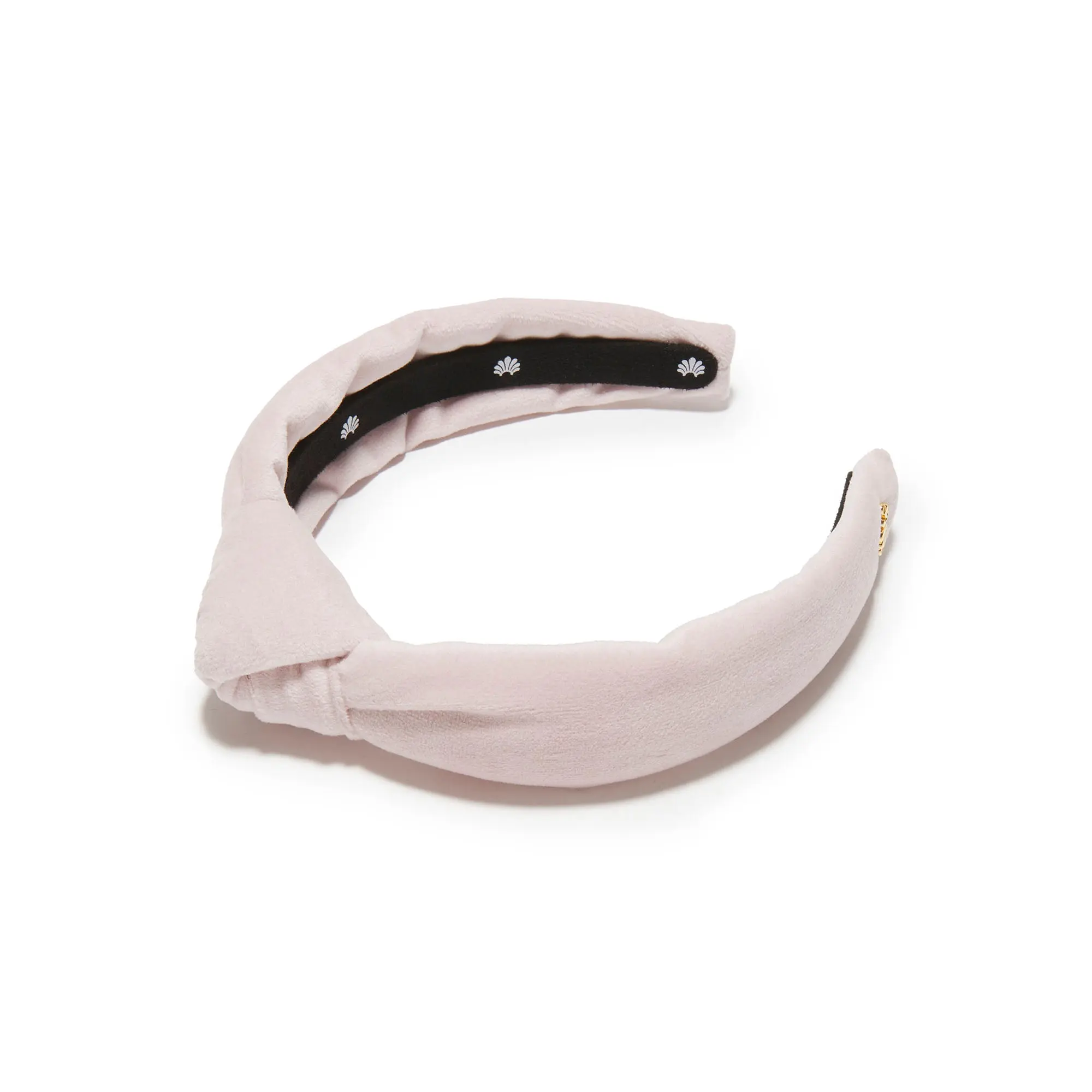BLUSH KIDS VELVET KNOTTED HEADBAND - TikTok Shop display picture 2
