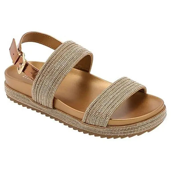 Kenneth Cole Reaction Debra Crystal-Accented Slip-On Sandal