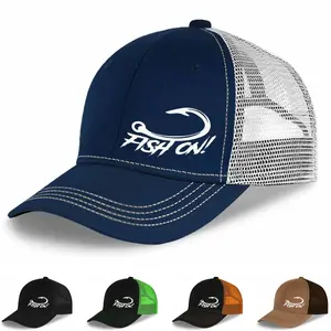 Fish On Baseball Cap for Men Women Teens Summer Fishing Comfortable Stylish and Adjustable for Sports and Casual Activities Trucker Snapback Hat