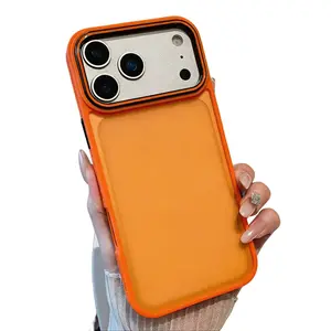 Cute Matte Candy Clear Phone Case for iPhone 17 16 15 14 13 12 11 Pro Max Plus, Anti-Fingerprint Anti-Slip Slim Protective Cover Coquette Phone Case Sleek Phone Case