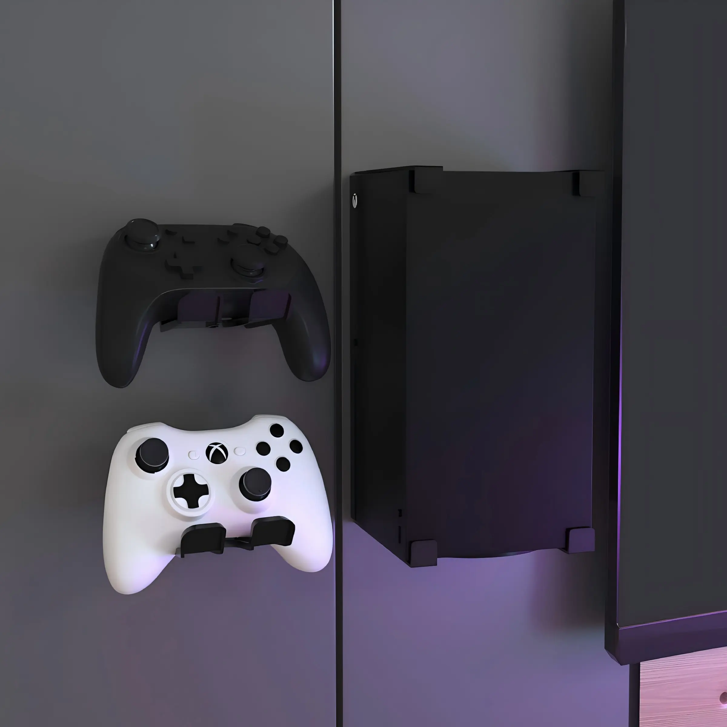 Sturdy Xbox Series X Console Stand, Space-Saving Wall Mount & Under ...