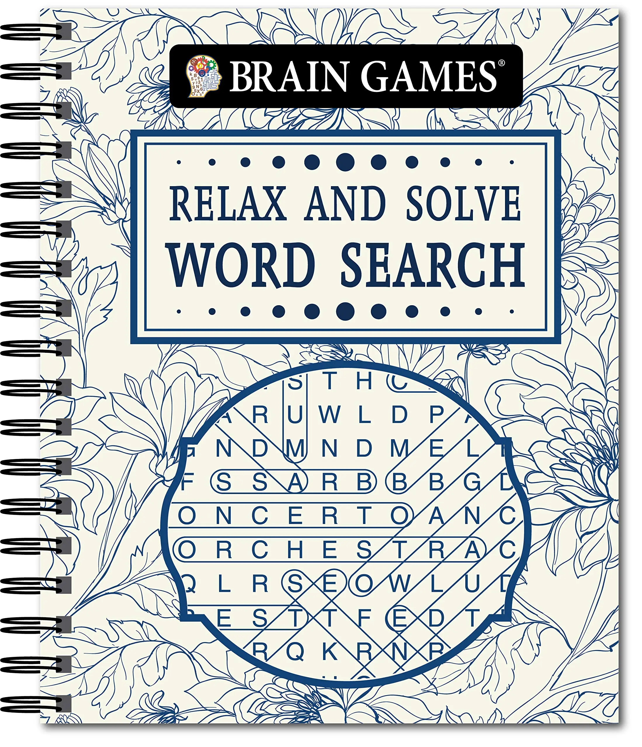 Brain Games - Relax and Solve: Word Search (Toile) -- Publications International Ltd - Spiral