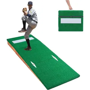 VEVOR Pitching Mound, Baseball Game Mound, Indoor/Outdoor Pitching Practice and Training Equipment, Softball Pitching Aids with Antifade Turf and Pitching RubberVEVOR Super Brand Day