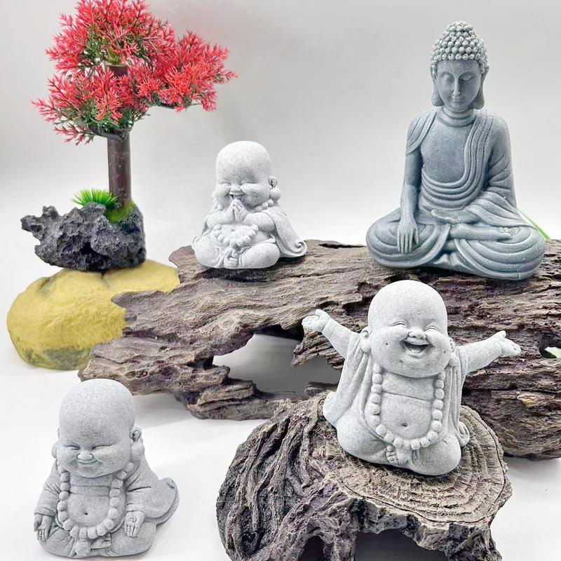 Blessed Little Monk for Outdoor Fish Tanks, Ponds & Decor