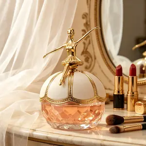 Viral 50ml Ballet Girl Perfume - Elegant Gold Ballerina Cap, Long Lasting Fragrance, Women’s Luxury Scent for Daily & Special Occasions