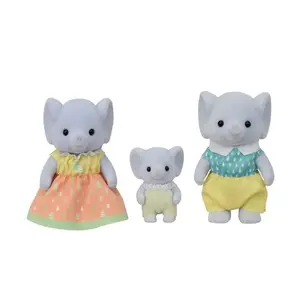 Calico Critters Elephant Family Trio