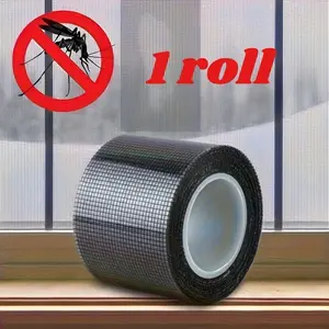 Window Barrier Repair Tape, Self-Adhesive Mesh Patch Kit, Fixes Holes and Tears, Mosquito Repellent, Home and Office Use
