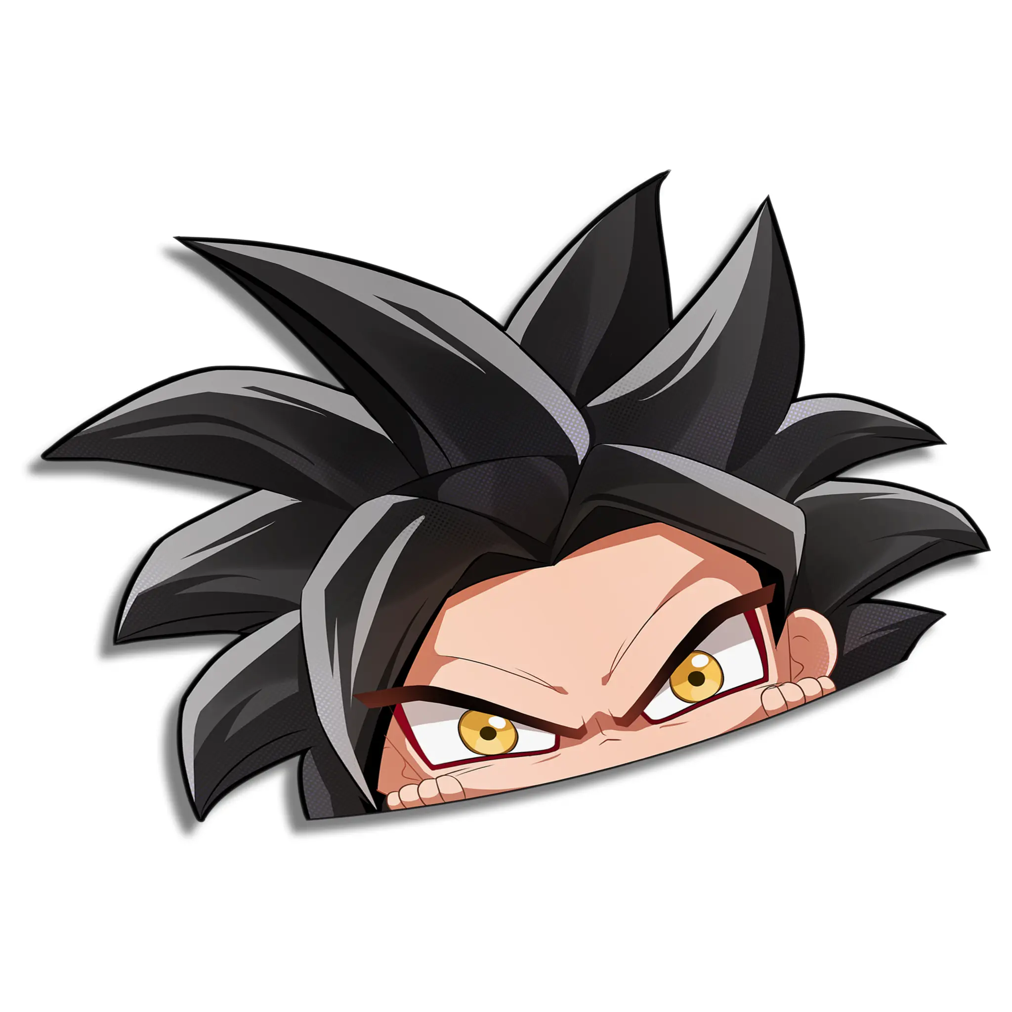 SSJ4 Peeker | Sticker | Anime | Kawaii | DBGT | Chibi