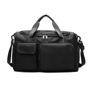 Large Capacity Travel Duffel Bag with Shoe Compartment, Water-Resistant Gym Yoga Bag for Women, Multifunctional Carry-On Tote with Multiple Pockets, Ideal for Weekender, Cabin Luggage, Lightweight & Durable