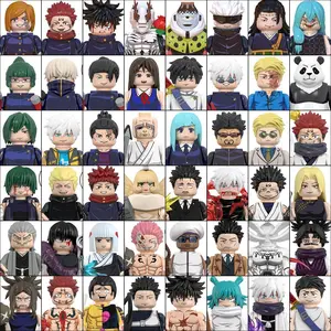 WM6202 Jujutsu Kaisen Building Blocks Itadori Yuji Gojo Satoru Ryomen Mini Action Figure Accessories Christmas Gift for Kids