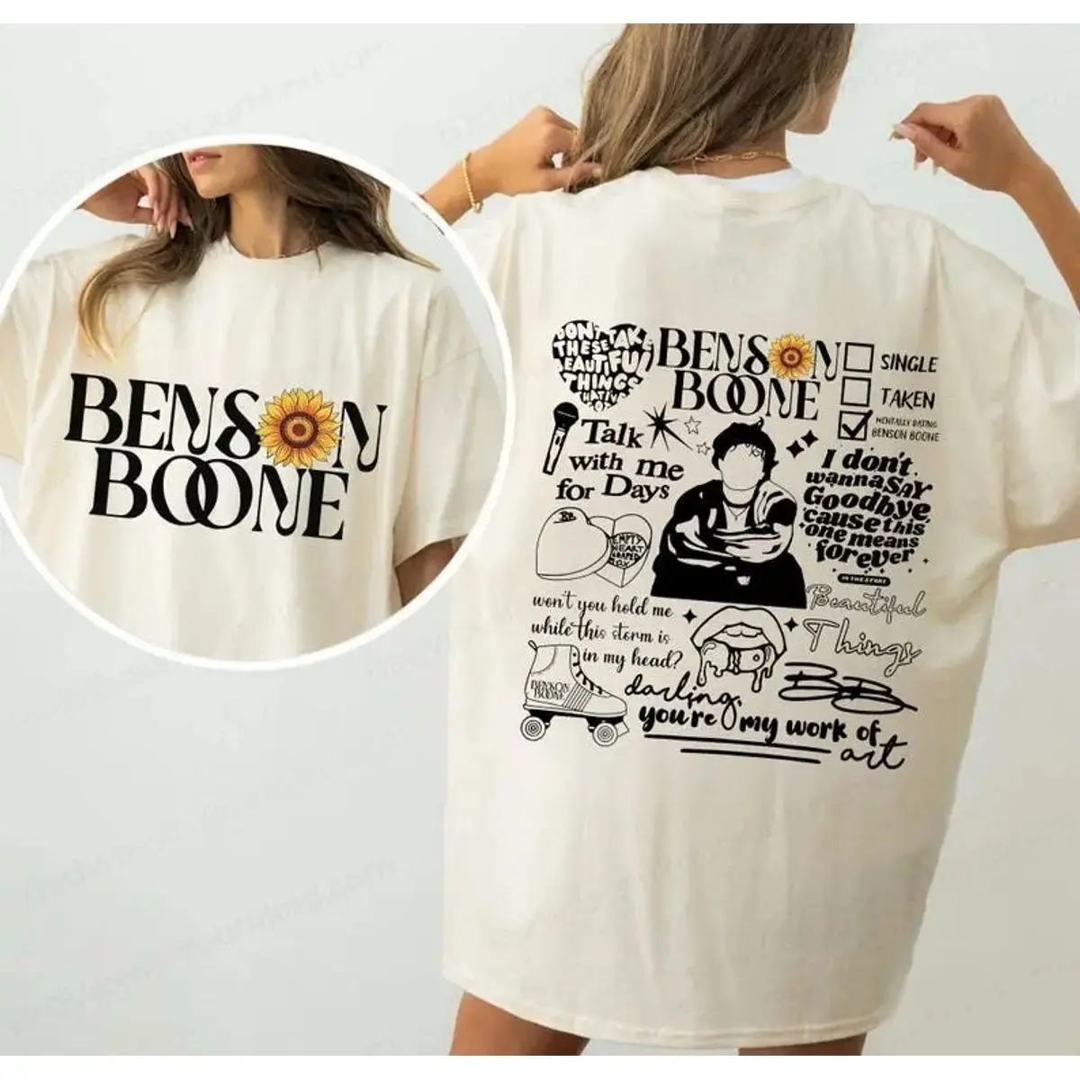 Comfort Colors Benson Boone Wanted Man Tour 2026 Shirt, Vintage Concert Tee, Retro Music Fan T Shirt, Singer Tour Gift, Unisex Crew Neck Top, Casual Clothing