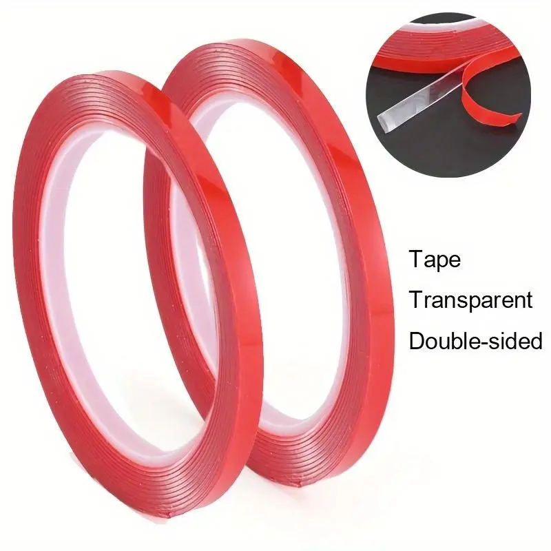 Strong, Transparent, and No-Trace Adhesive Tape - Perfect for LED Strips, Cars, and Tablets! Super Strong Adhesion
