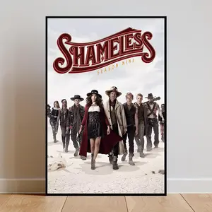 Shameless Poster, Shameless Tv Series Print, Tv Show Poster, Midcentury Art, Minimalist Art, Retro Poster, Vintage Poster, Home Decor